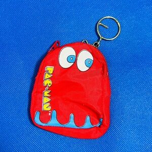 PAC-MAN Vintage 1980 Keychain Change Purse Original Collectible RARE 4”